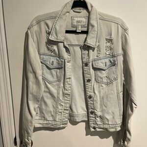 Women's Distressed Denim Jacket